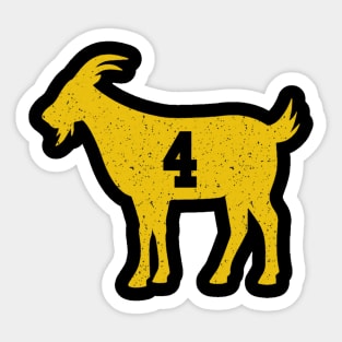 boston hockey goat Sticker